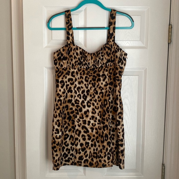 Princess Polly Cheetah Print Mini Dress - Picture 2 of 3